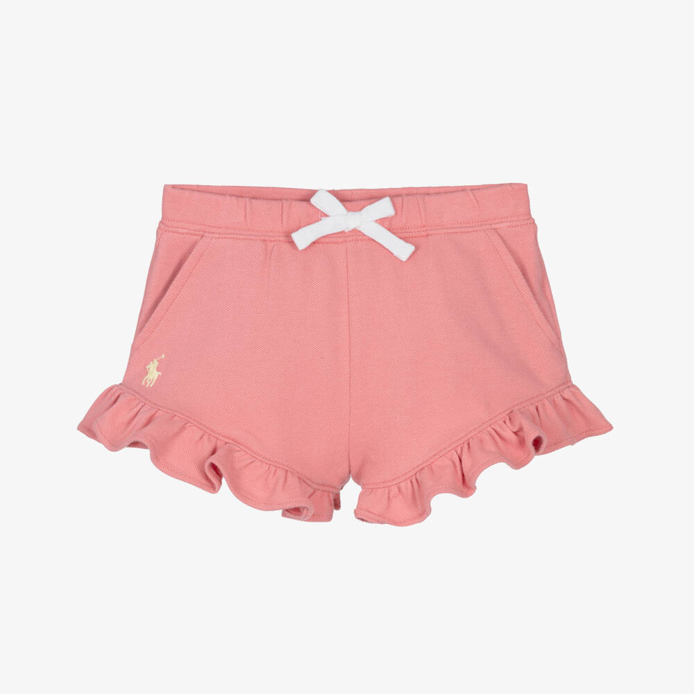Ralph Lauren-Розовые шорты с оборками для малышей | Childrensalon Outlet