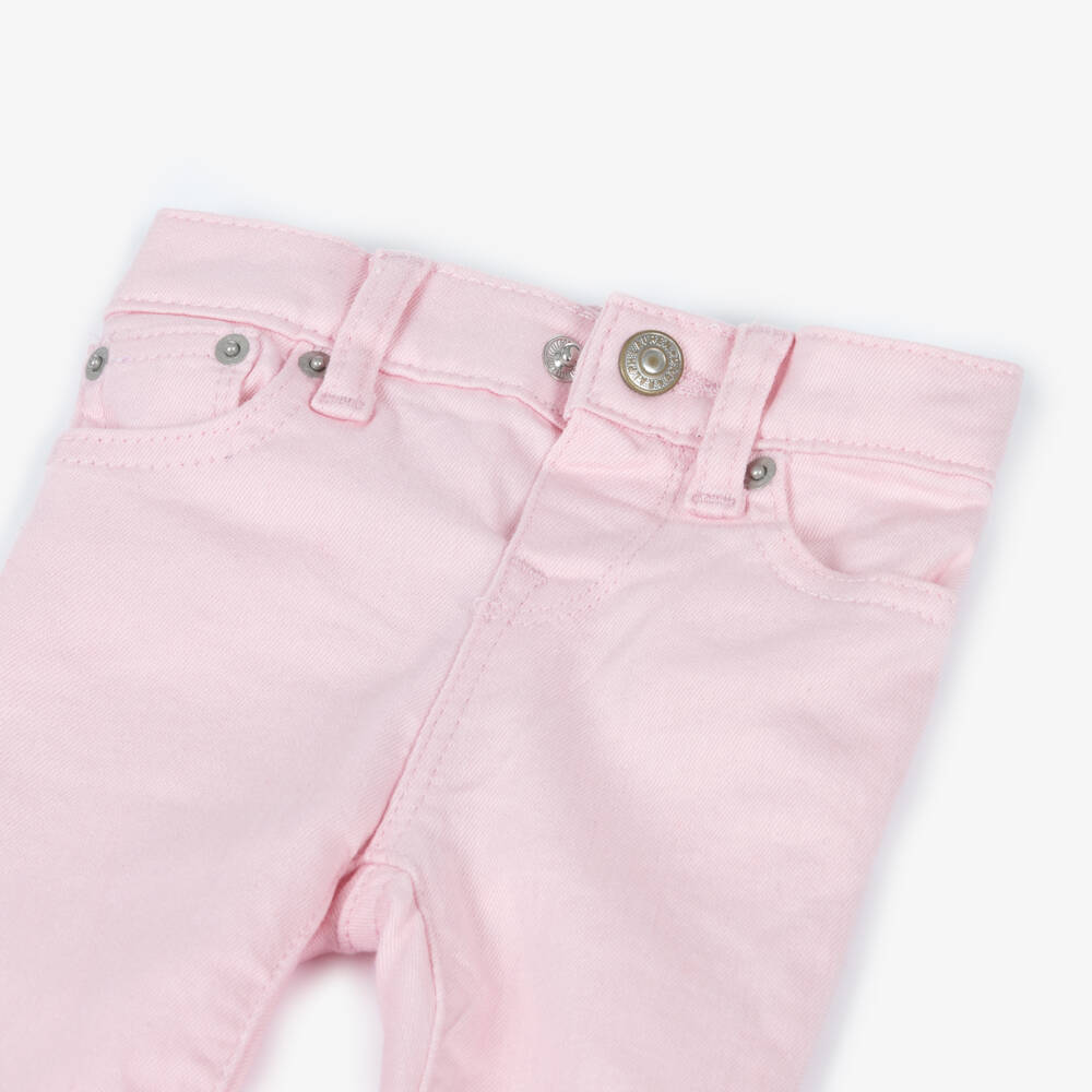 Ralph Lauren-Baby Girls Pink Denim Jeans | Childrensalon Outlet