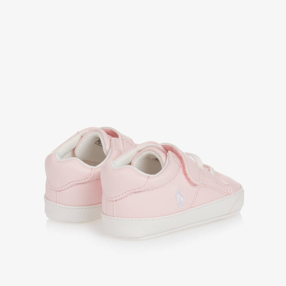 Ralph Lauren Baby Girls Pink Pre Walker Trainers
