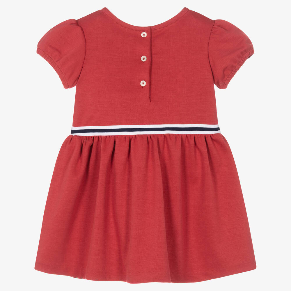 Girls red polo dress hotsell