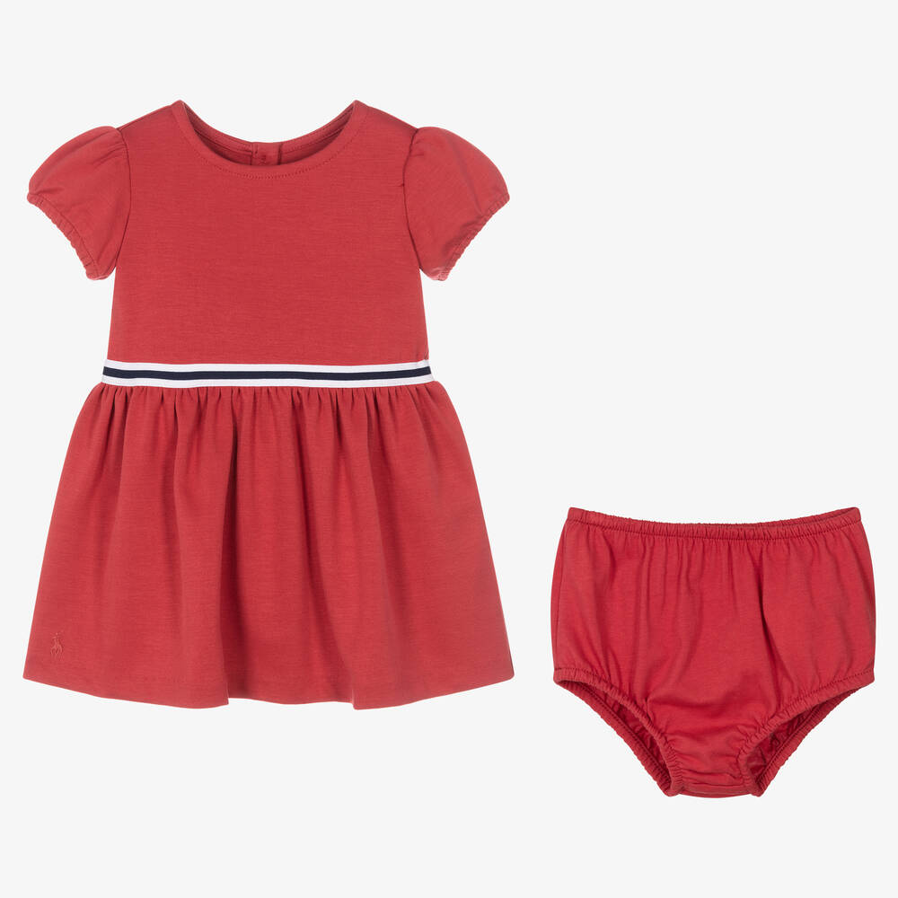 Baby girl red ralph lauren dress shop