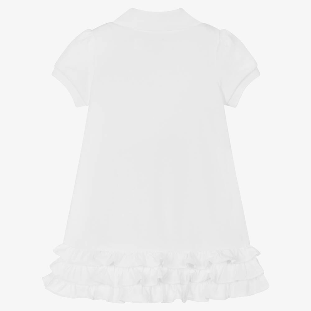 Ralph lauren baby girl white dress online