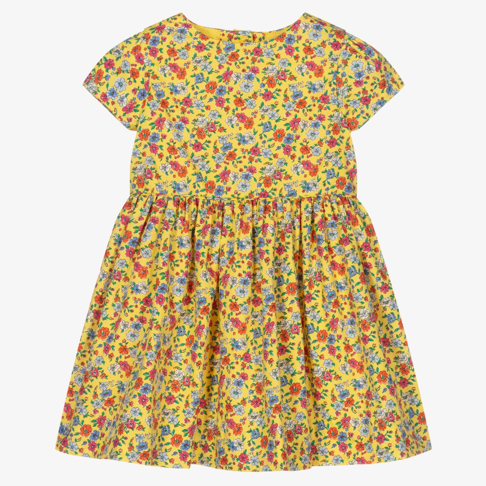 Ralph Lauren - Желтое платье и трусики для малышек | Childrensalon