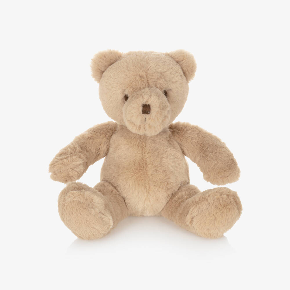 Ralph Lauren-Beige Polo Bear Soft Toy with Pink Flag Sweater (20cm) | Childrensalon Outlet