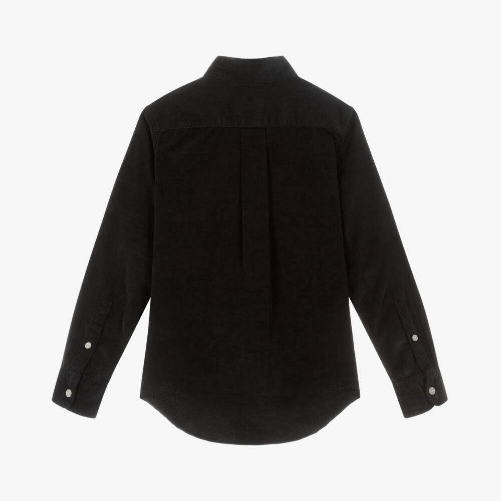 Ralph Lauren-Black Cord Shirt | Childrensalon Outlet