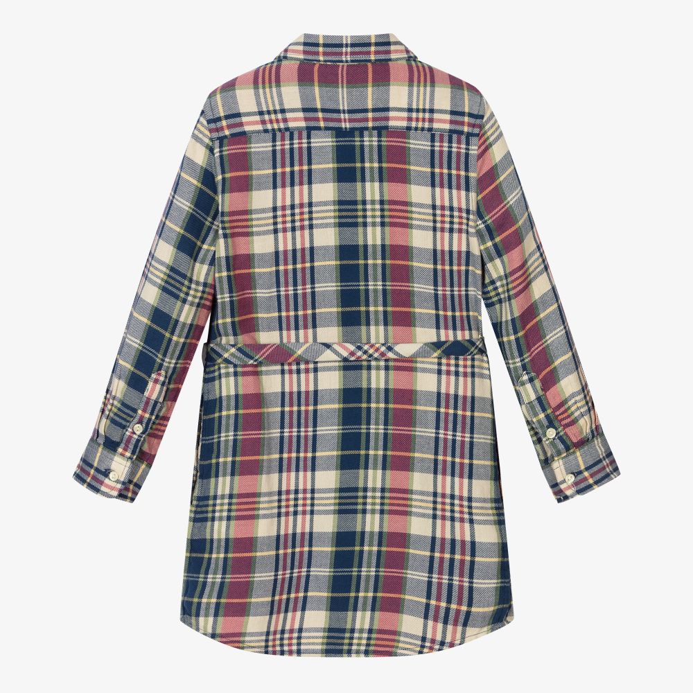 Polo Ralph Lauren-Blue & Beige Tartan Dress | Childrensalon Outlet