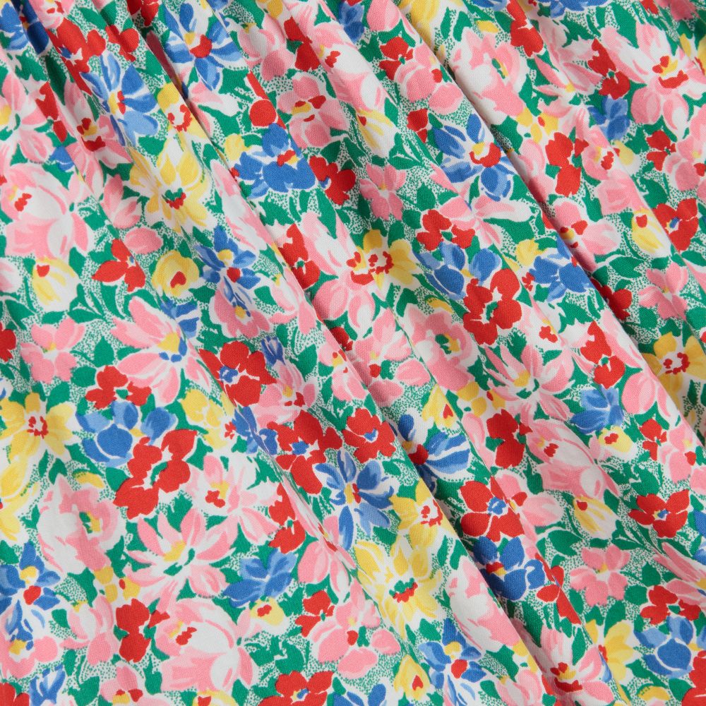 Polo Ralph Lauren-Blue Cotton Floral Dress | Childrensalon Outlet