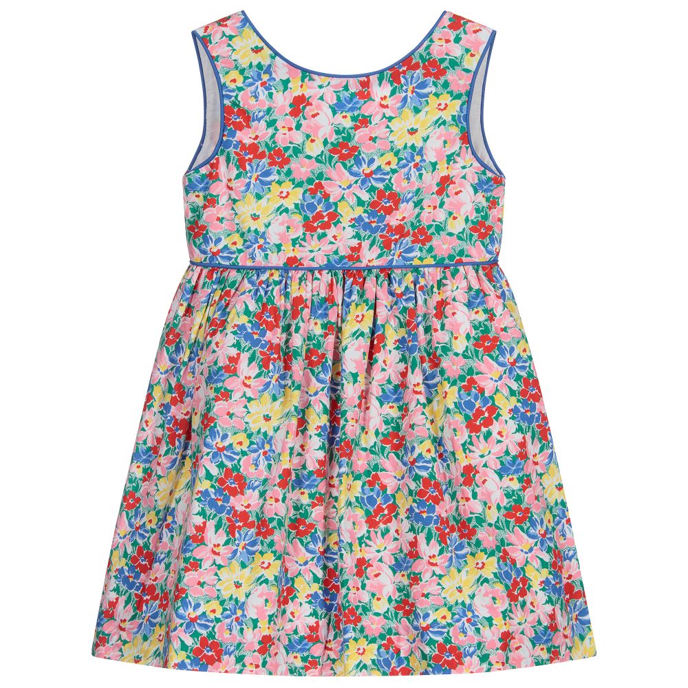 Ralph Lauren - Blue Floral Baby Dress Set | Childrensalon