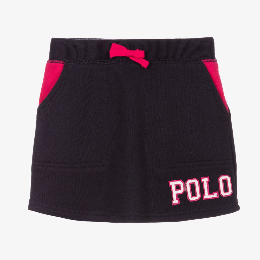 Polo Ralph Lauren - Blauer Jerseyrock | Childrensalon