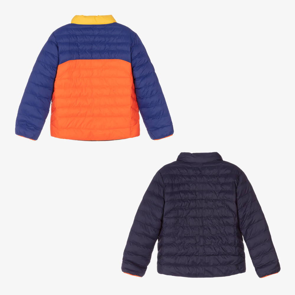 Polo Ralph Lauren Doudoune bleue r versible Childrensalon Outlet