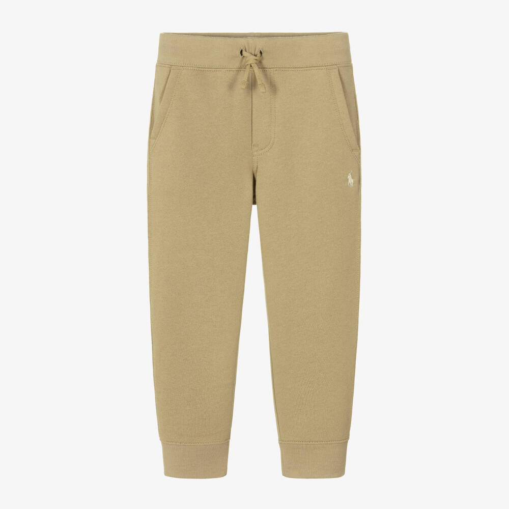 Ralph Lauren-Boys Beige Casual Joggers | Childrensalon Outlet