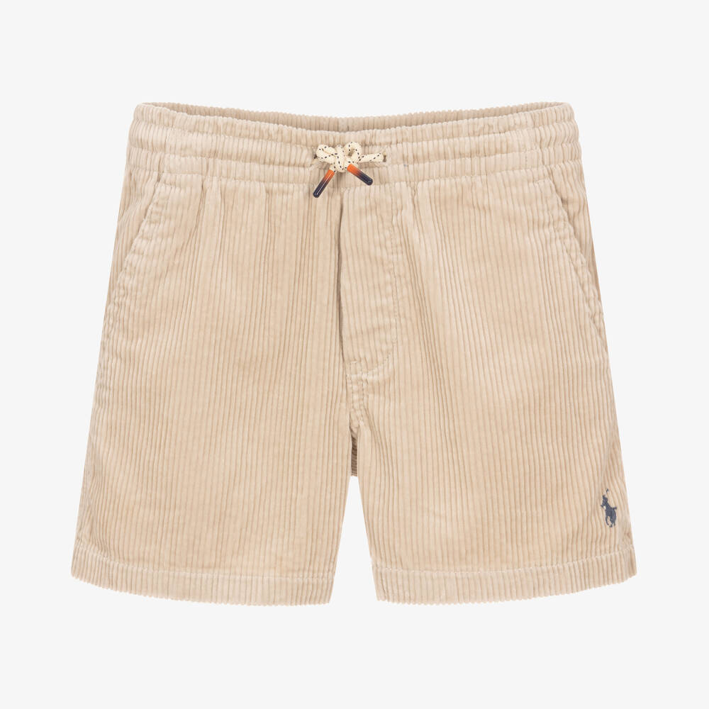 Ralph lauren beige shorts sales