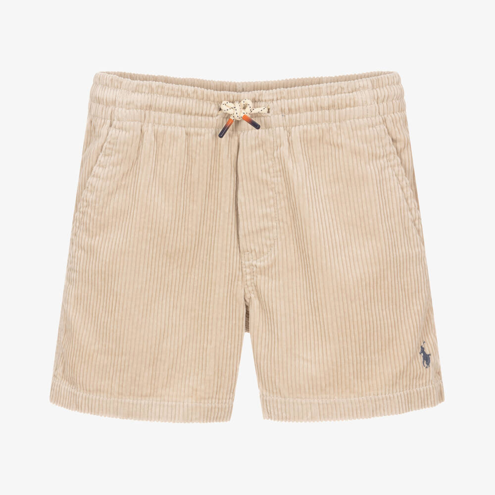 Ralph Lauren - Beige Cordshorts aus Baumwolle | Childrensalon