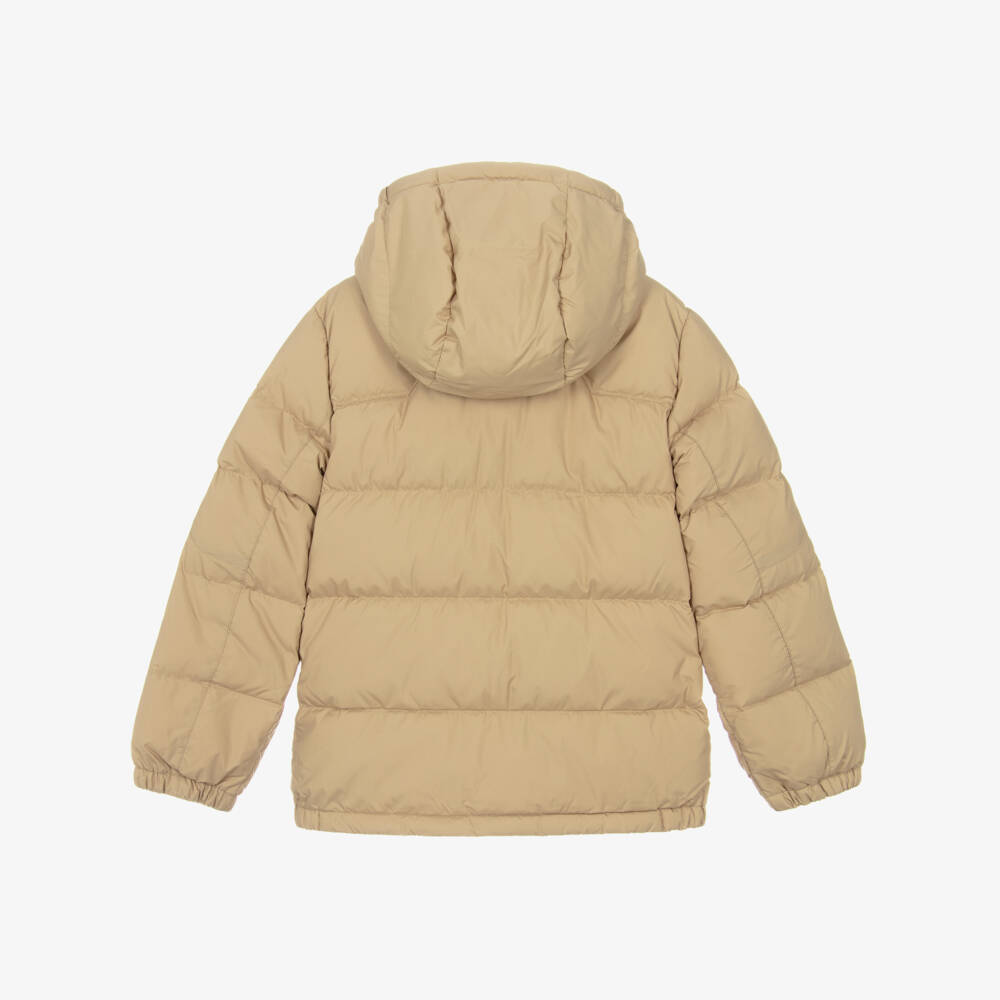 Ralph Lauren-Boys Beige Down Padded Puffer Jacket | Childrensalon Outlet