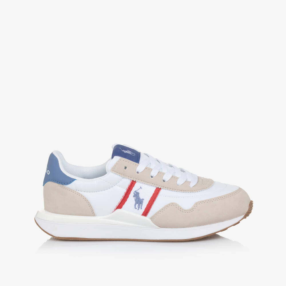 Ralph Lauren-Boys Beige Sporty Comfort Sneakers | Childrensalon Outlet