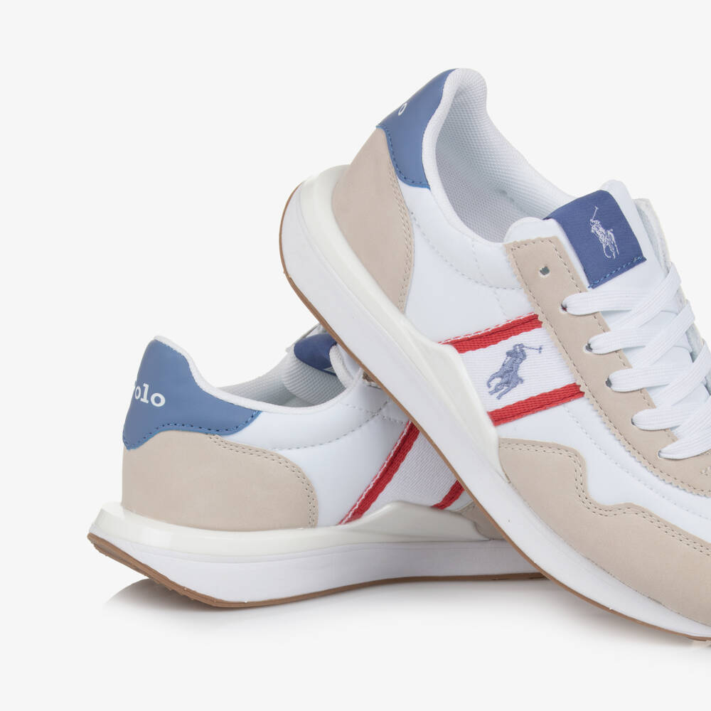 Ralph Lauren-Boys Beige Sporty Comfort Sneakers | Childrensalon Outlet