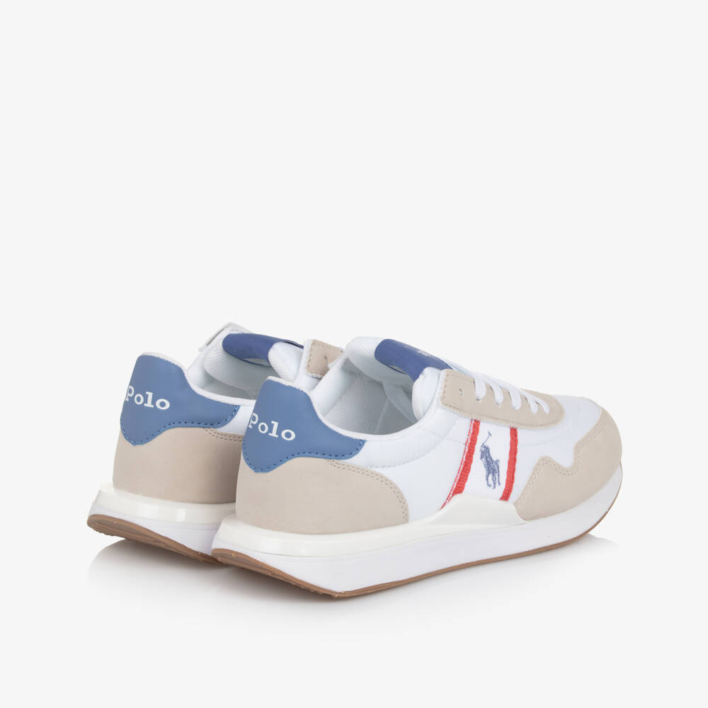 Ralph Lauren-Boys Beige Sporty Comfort Sneakers | Childrensalon Outlet