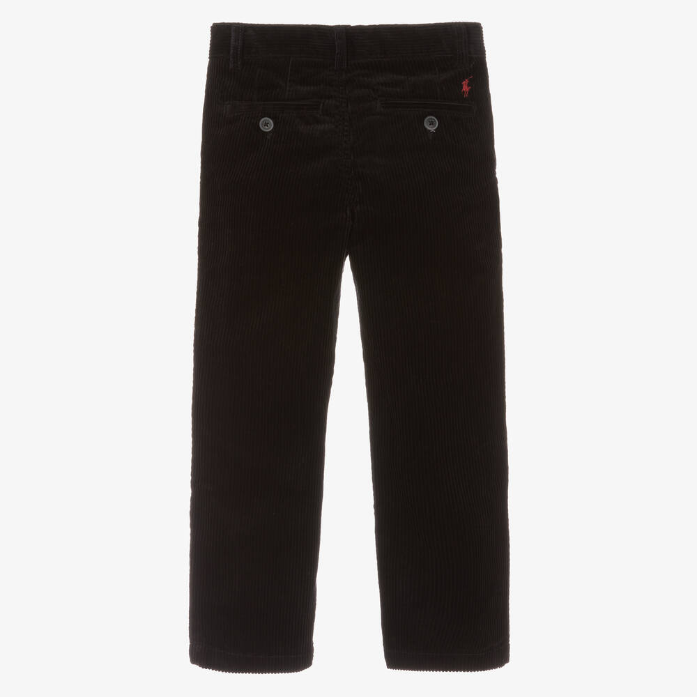 Ralph Lauren-Черные вельветовые брюки | Childrensalon Outlet
