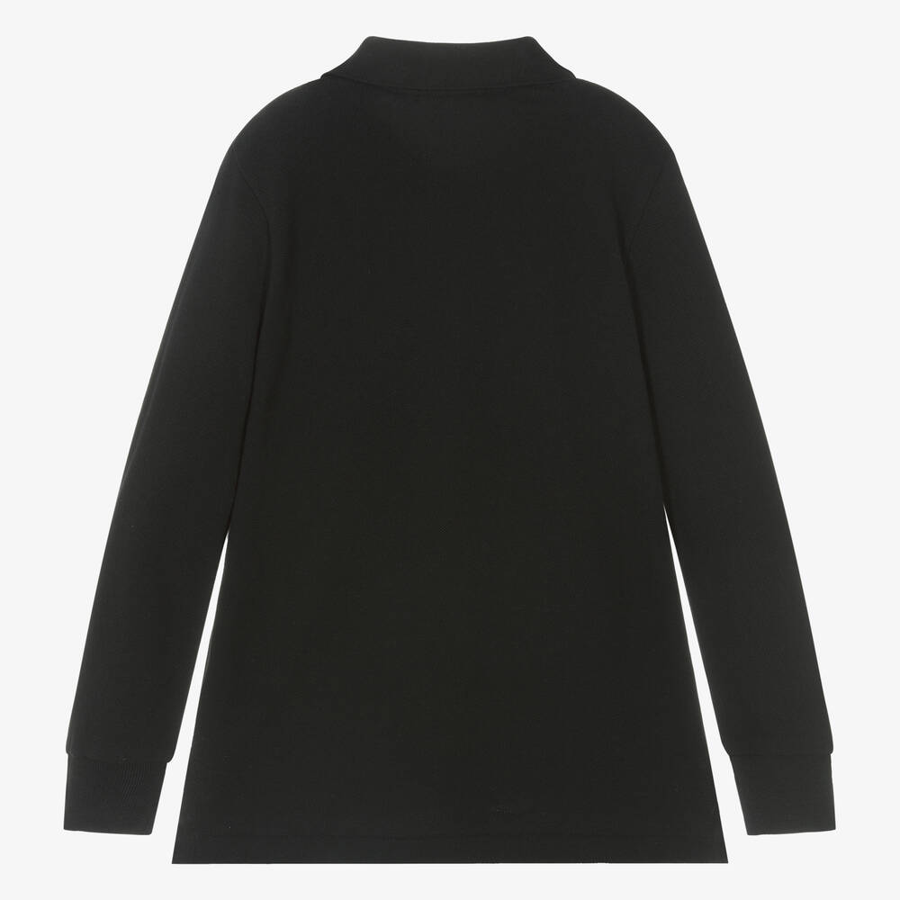 Ralph Lauren-توب بولو قطن لون أسود للأولاد | Childrensalon Outlet