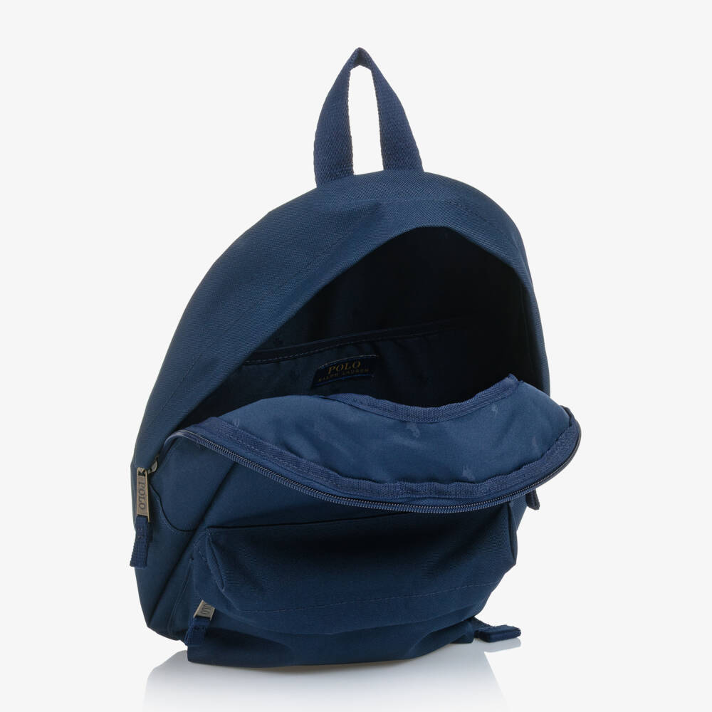 Ralph Lauren-Boys Blue Bear Backpack | Childrensalon Outlet