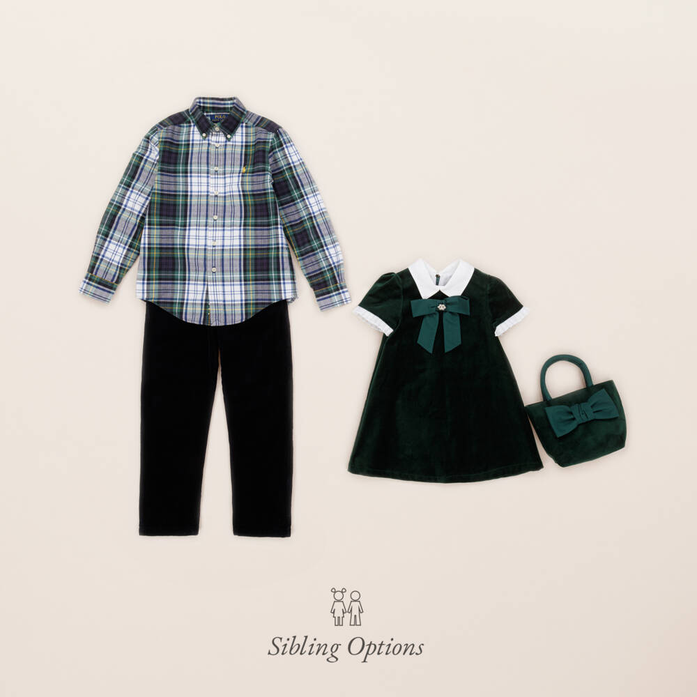 Ralph Lauren-Boys Blue Corduroy Trousers | Childrensalon Outlet