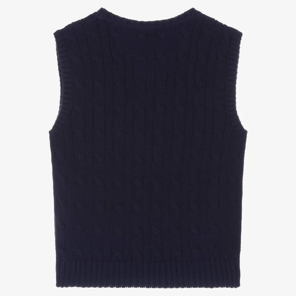Pull sans manche ralph lauren sale