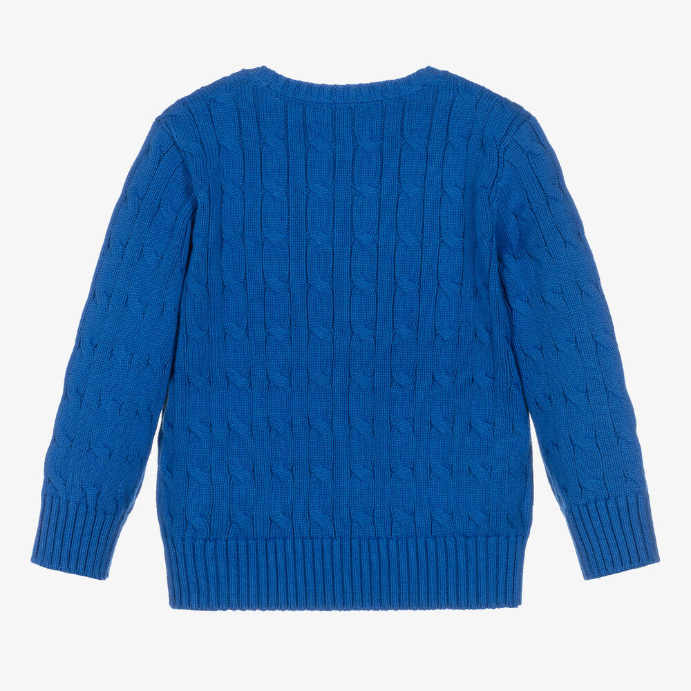 Royal blue hotsell knit sweater