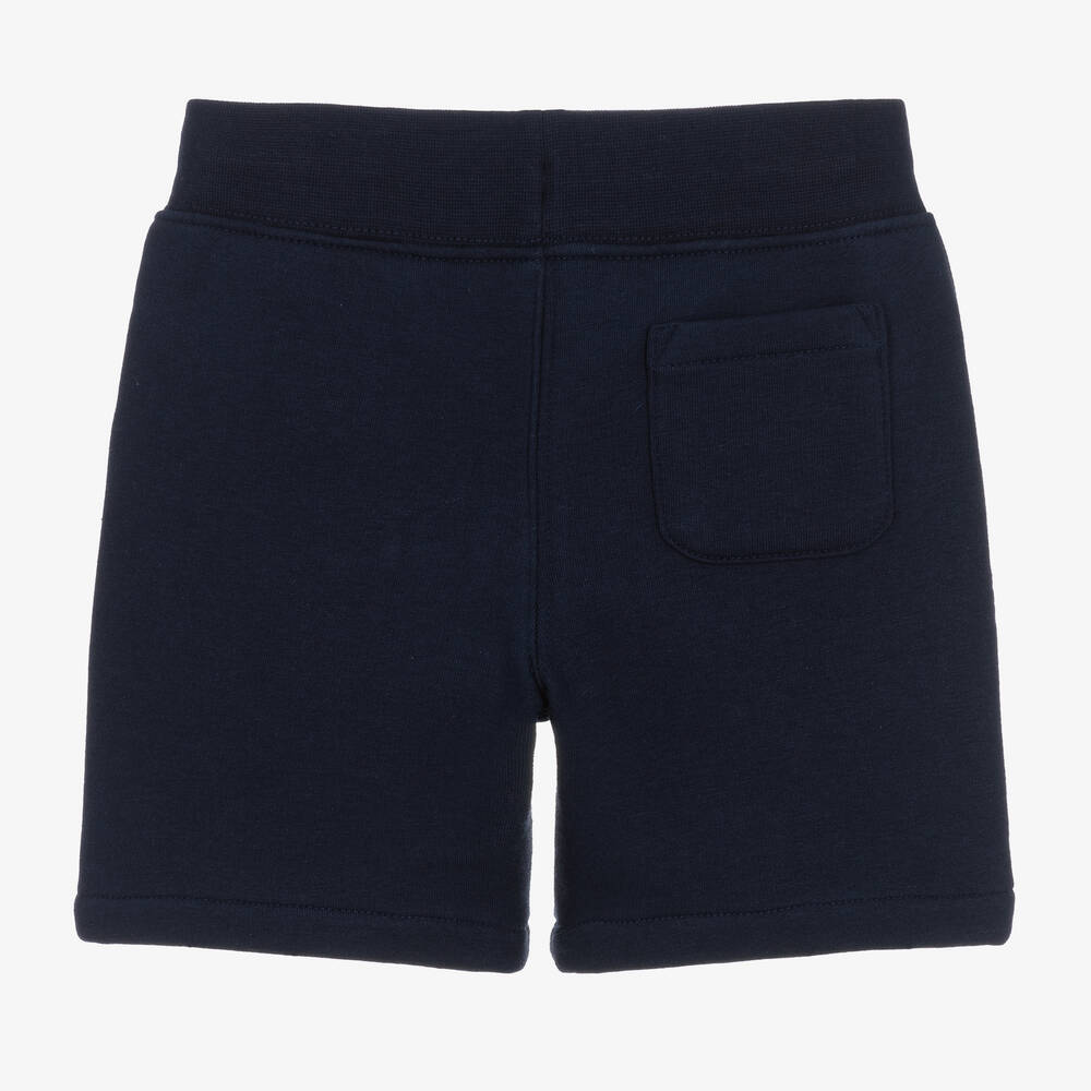 Ralph Lauren-Синие шорты из хлопкового джерси для мальчиков | Childrensalon Outlet