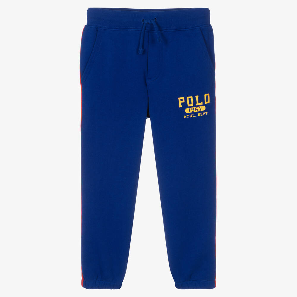 Polo Ralph Lauren - Blaue Baumwoll-Jogginghose (J) | Childrensalon