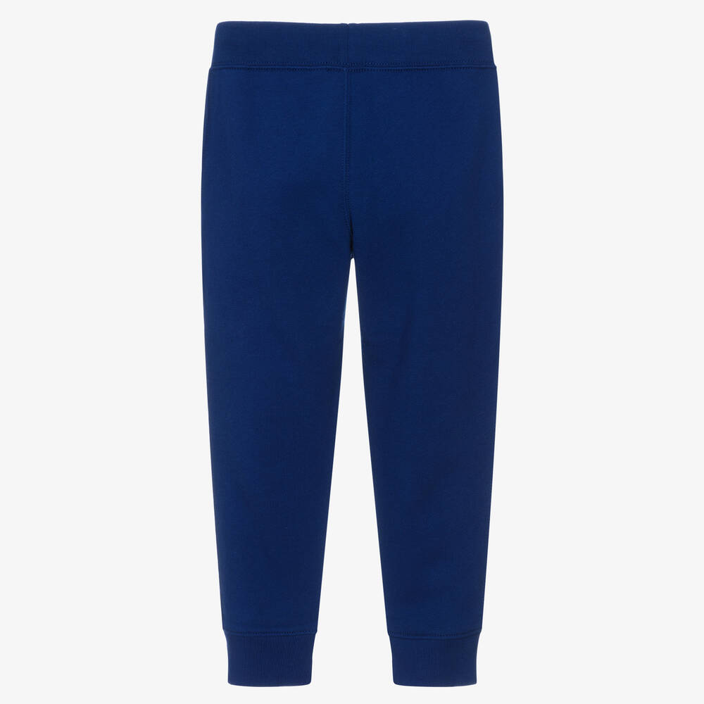 Ralph Lauren - Boys Blue Cotton Joggers | Childrensalon Outlet