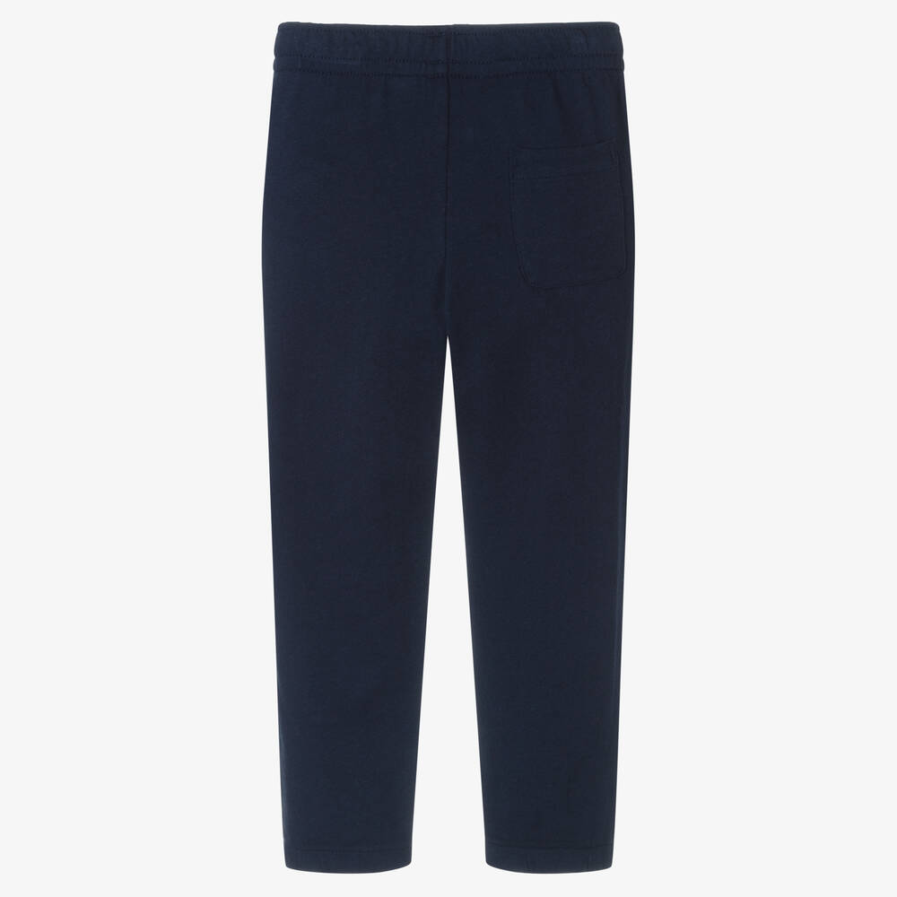 Поло Ralph Lauren-Синие хлопковые джоггеры для мальчиков | Childrensalon Outlet