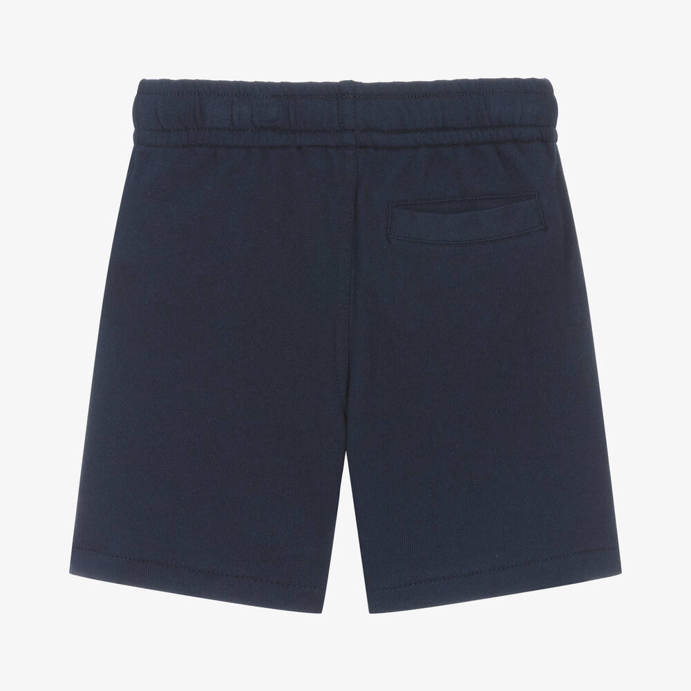 Polo Ralph Lauren-Boys Blue Cotton Logo Shorts | Childrensalon Outlet