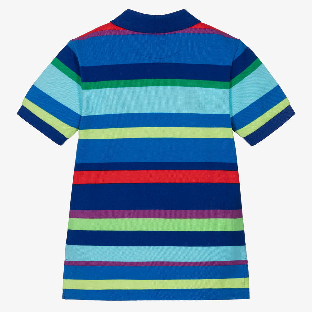 Ralph Lauren-Синяя рубашка поло из хлопка | Childrensalon Outlet