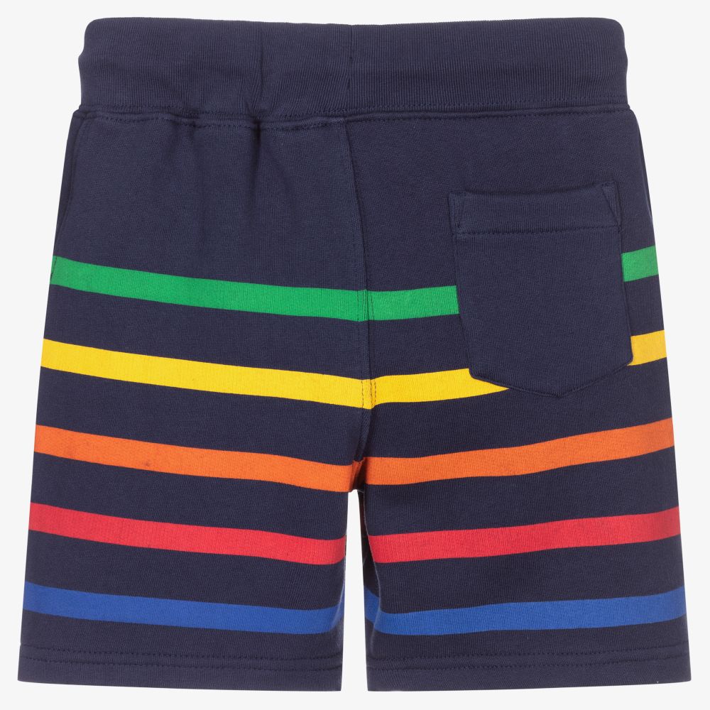 Polo Ralph Lauren-Boys Blue Cotton Shorts | Childrensalon Outlet
