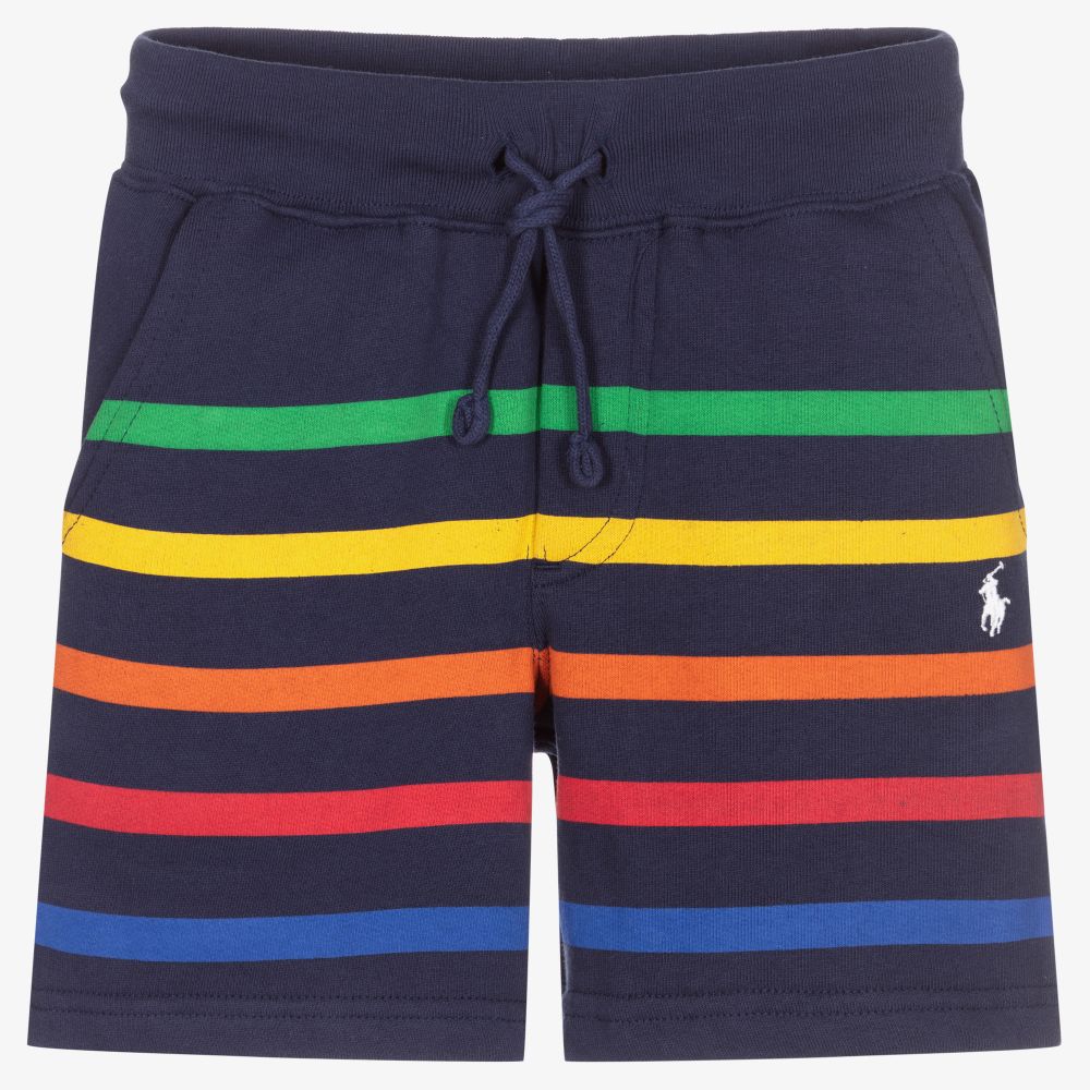 Polo Ralph Lauren - Blaue Baumwollshorts für Jungen | Childrensalon