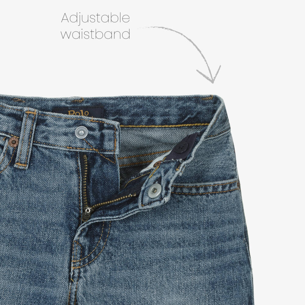 Ralph Lauren-Boys Blue Easy-Fit Trousers | Childrensalon Outlet