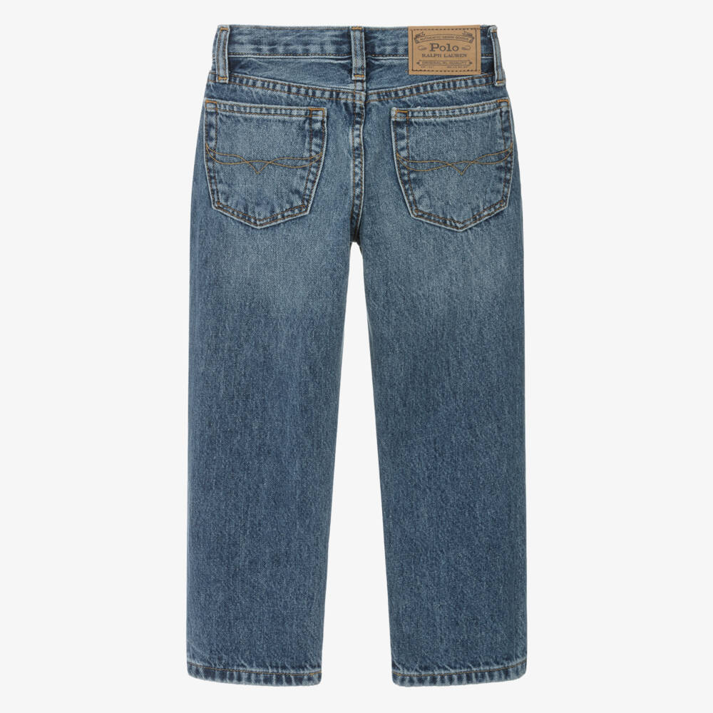 Ralph Lauren-Boys Blue Easy-Fit Trousers | Childrensalon Outlet