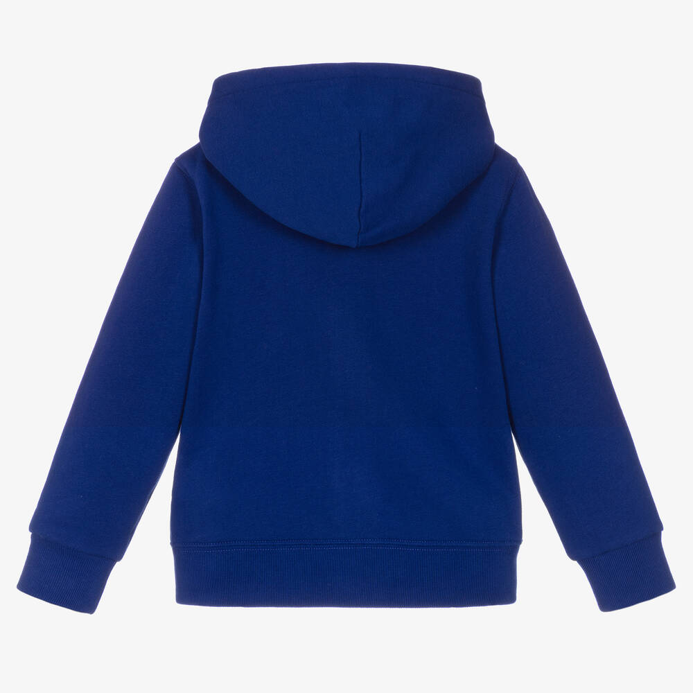 Ralph Lauren-Синяя худи из джерси на молнии | Childrensalon Outlet