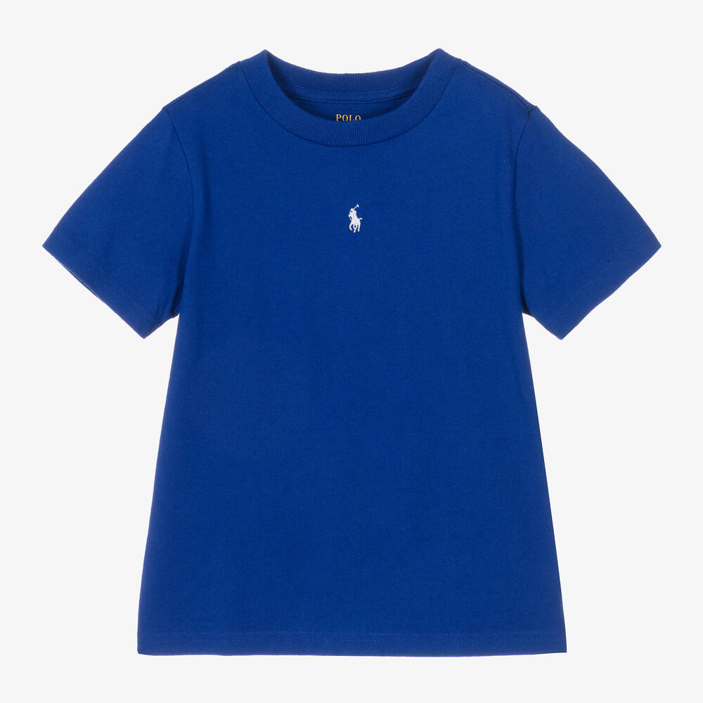 Polo Ralph Lauren - Blaues T-Shirt für Jungen | Childrensalon