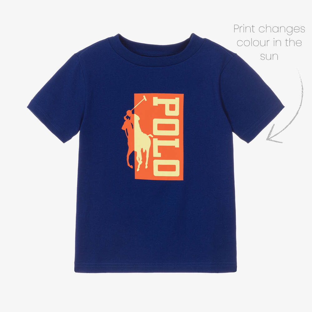 Polo ralph lauren t shirts blue clearance