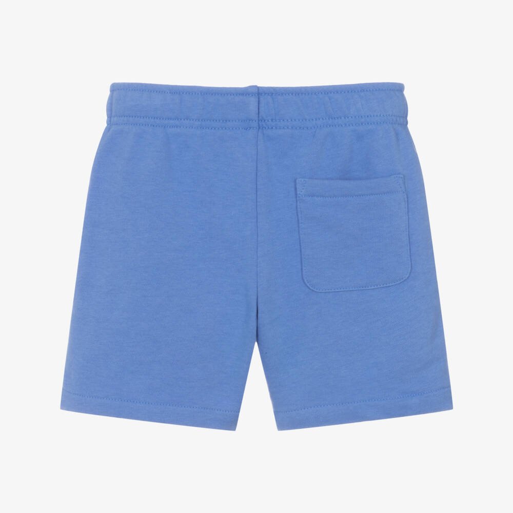 Ralph Lauren-Boys Blue Soft Cotton Shorts | Childrensalon Outlet