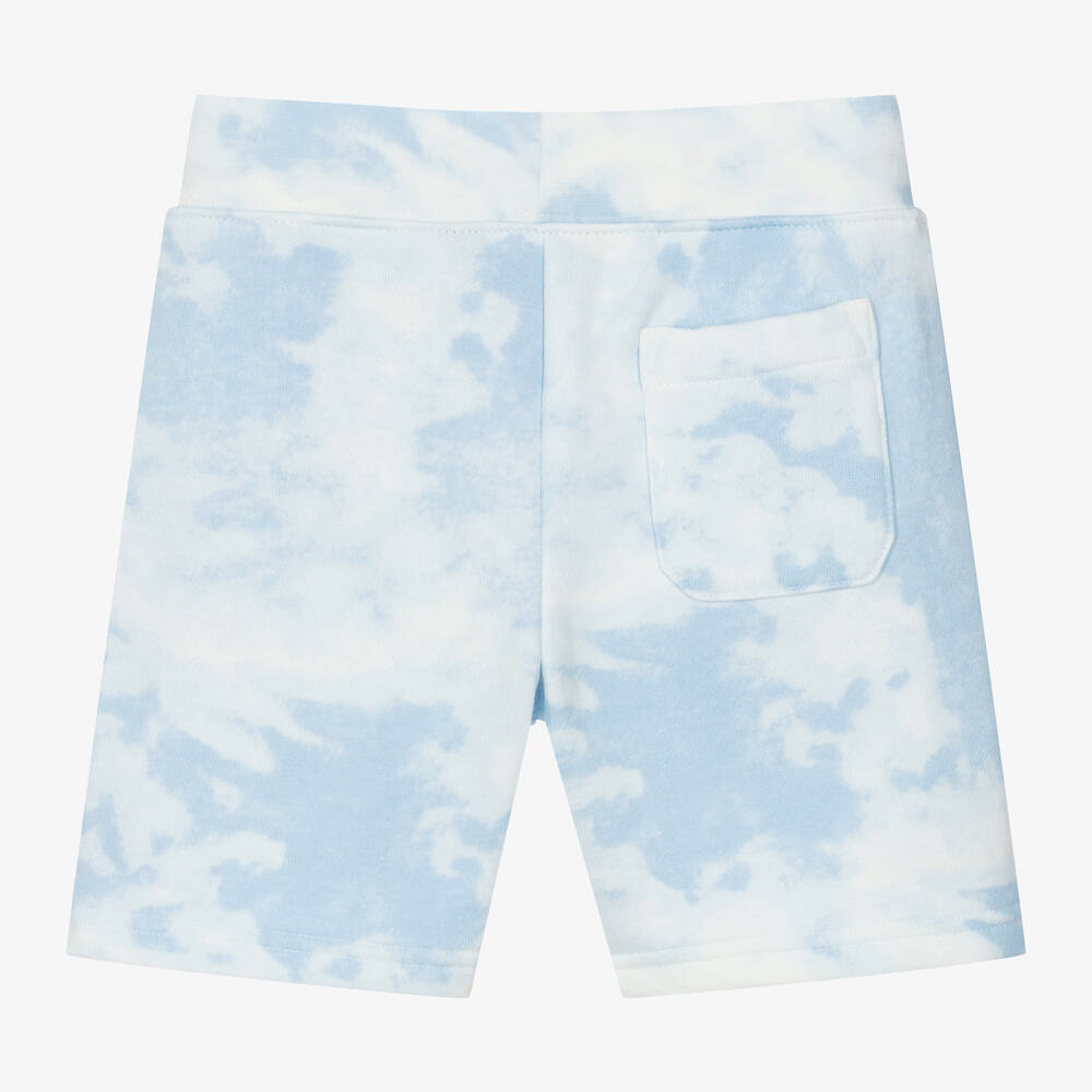 Ralph Lauren-شورت قطن جيرسي لون أزرق للأولاد | Childrensalon Outlet