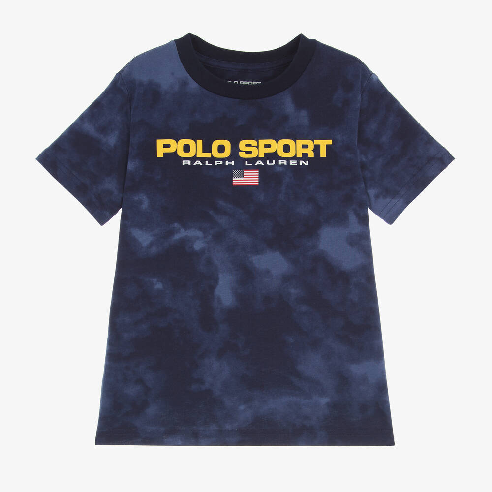 Polo Ralph Lauren - تيشيرت قطن لون كحلي للأولاد | Childrensalon