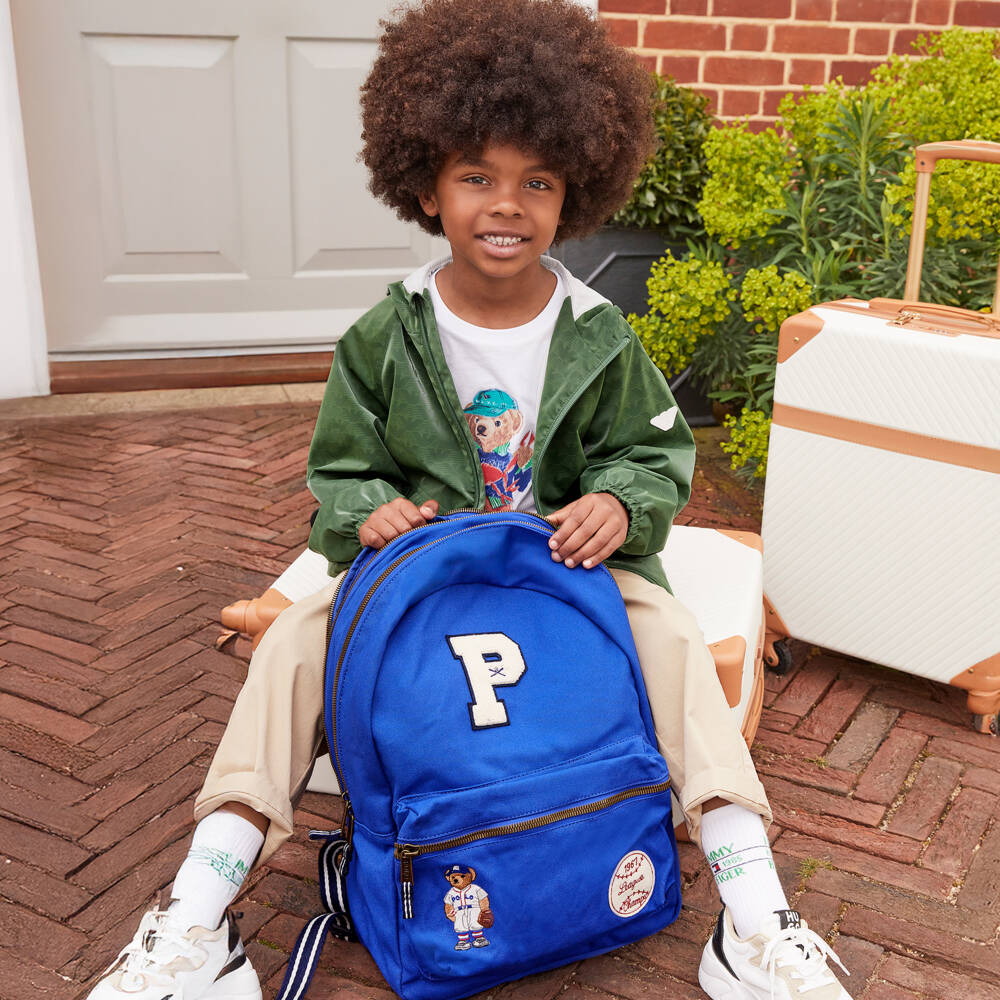 Ralph Lauren-Boys Canvas Bear Adventure Backpack | Childrensalon Outlet