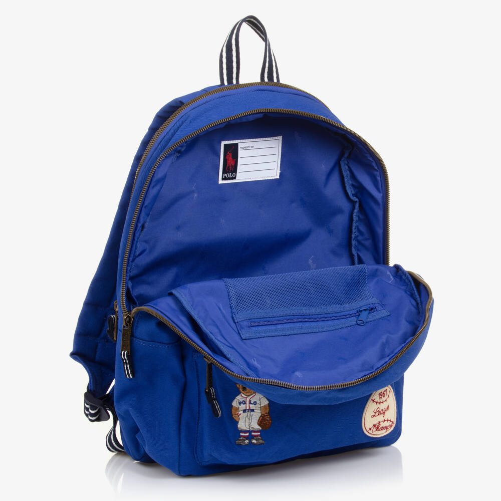 Ralph Lauren-Boys Canvas Bear Adventure Backpack | Childrensalon Outlet