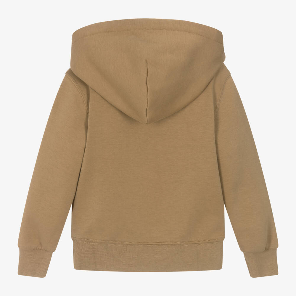 Ralph Lauren-Boys Casual Beige Hoodie | Childrensalon Outlet