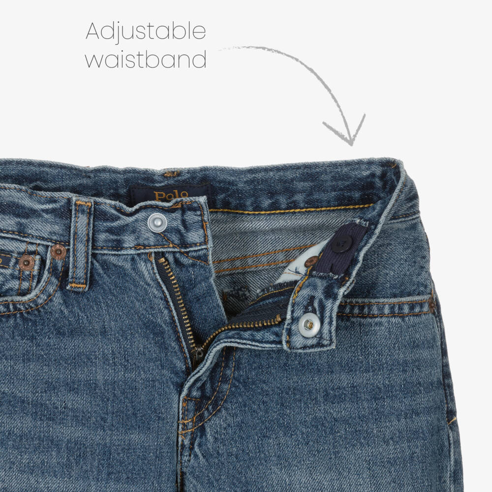 Ralph Lauren-Boys Casual Blue Denim Trousers | Childrensalon Outlet
