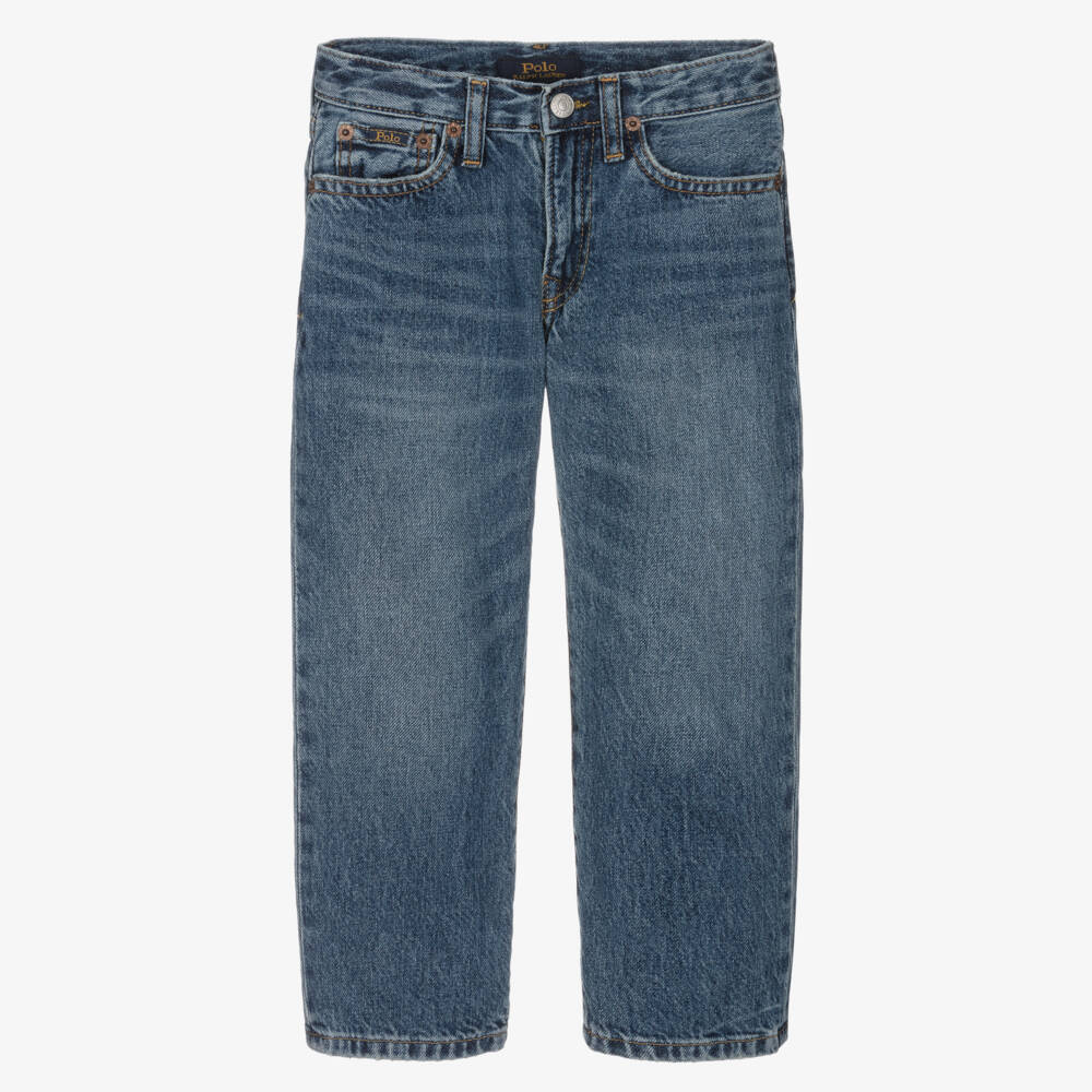 Ralph Lauren-Boys Casual Blue Denim Trousers | Childrensalon Outlet