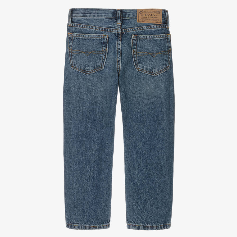 Ralph Lauren-Boys Casual Blue Denim Trousers | Childrensalon Outlet