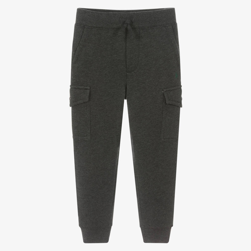 Ralph Lauren-Boys Charcoal Casual Joggers | Childrensalon Outlet